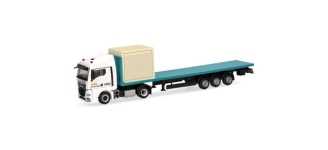 Herpa 320252 - H0 - MAN Flachbett-Sattelzug TGX GM Circus Krone